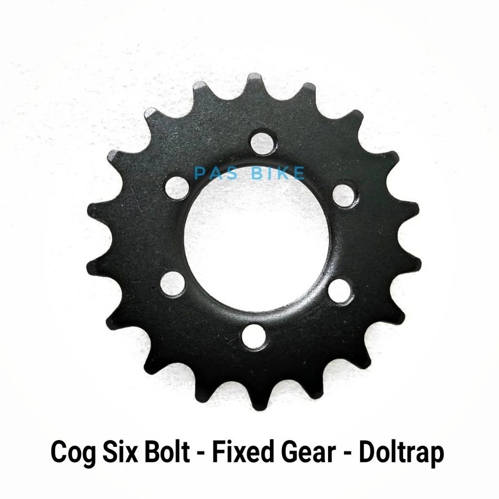 Cog Fixie16T 17T 18T Six Bolt - Hub Discbrake Jadi Doltrap
