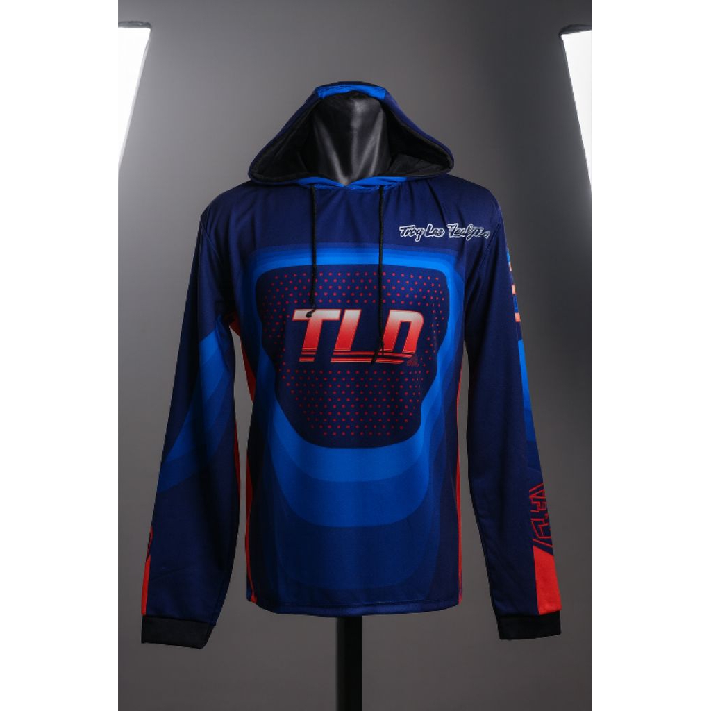 Jersey kaos motocross | Jersey kupluk motocross dewasa | trail lengan panjang