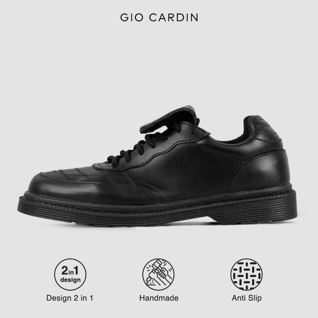 GIO CARDIN - Sepatu Sneakers Pria Movion Triple Black