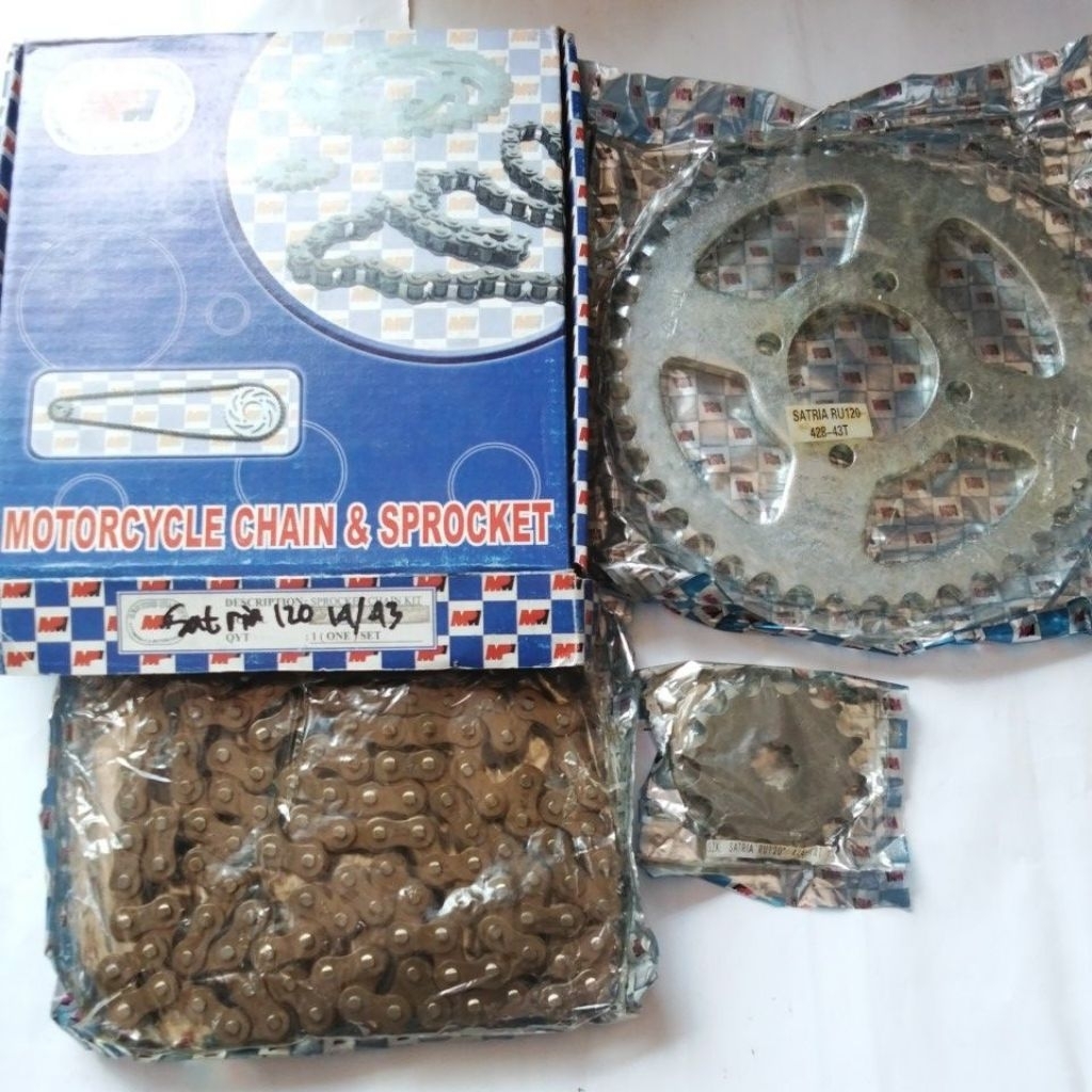 GER PAKET SATRIA FU / GER SET PLUS RANTAI SATRIA FU OLD 2004-2013 MPM