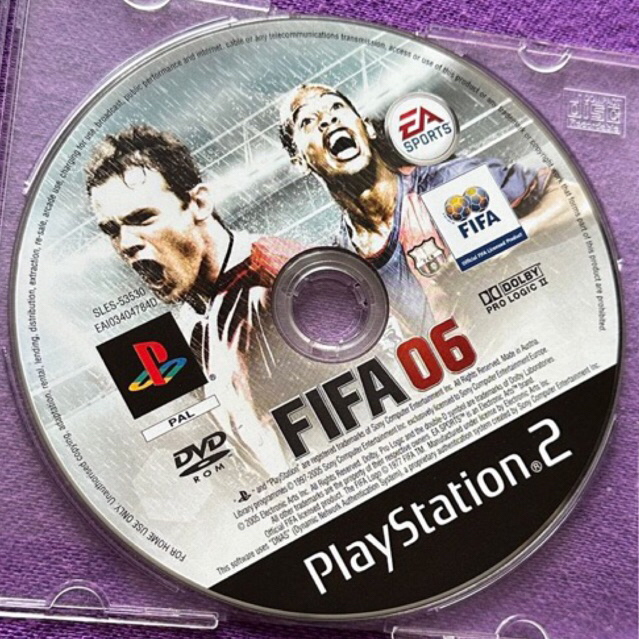 kaset ps2 original pal fifa 06