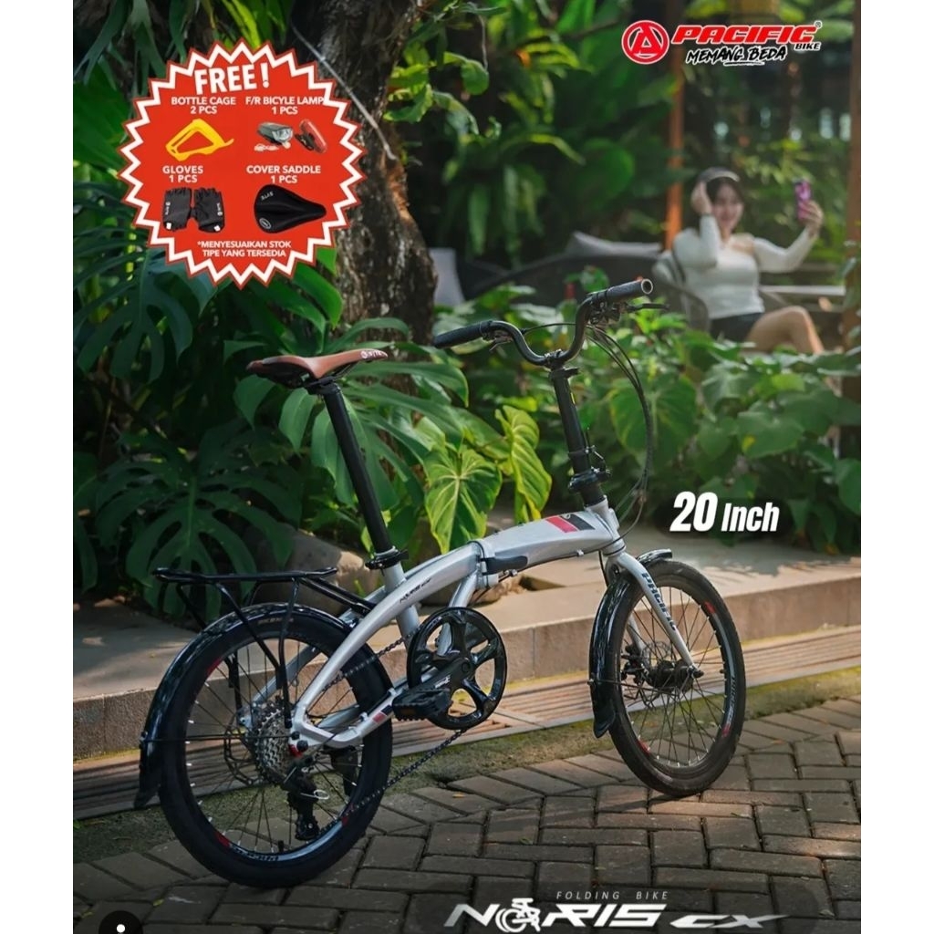 Sepeda Lipat / Folding Bike PACIFIC NORIS CX 20inch