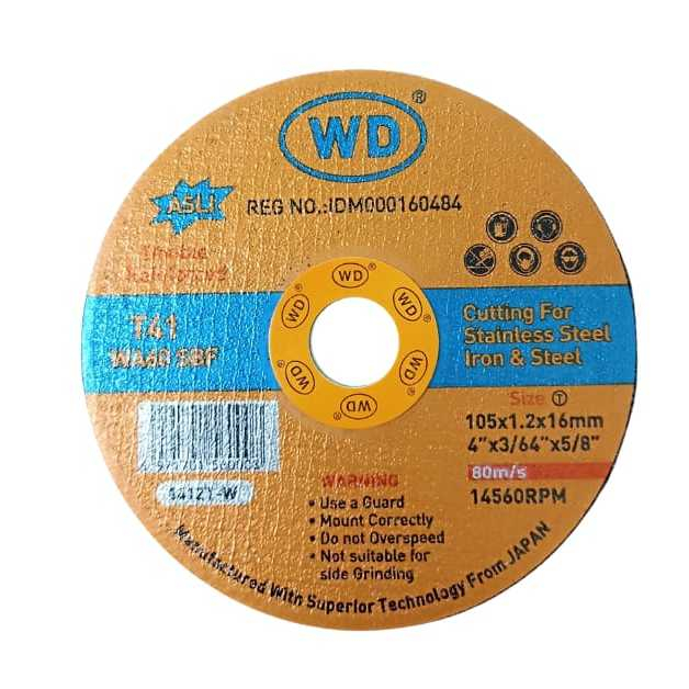 Mata Gerinda Potong Besi/Stainless/Plat 4" WD Tipis