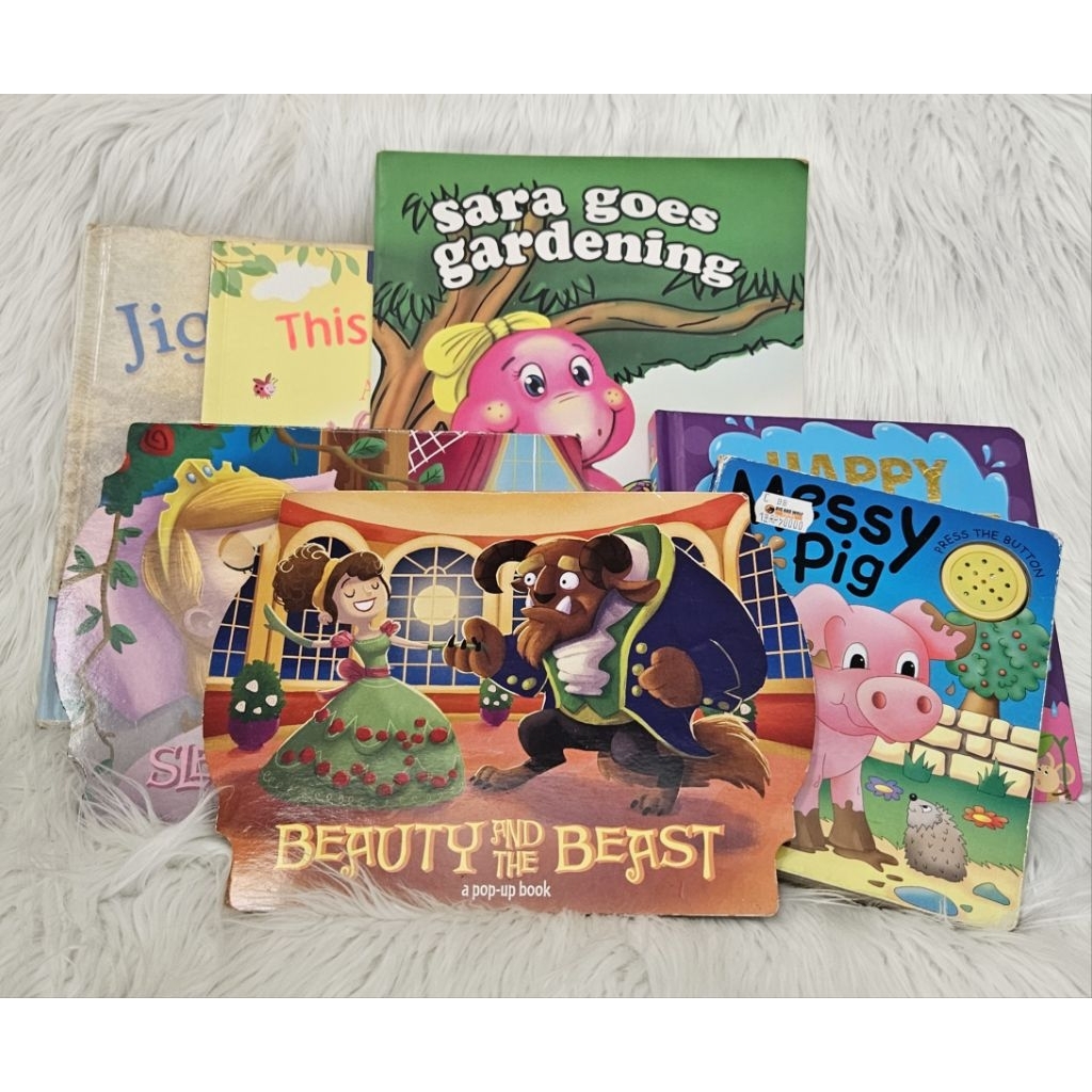 [PRELOVED] BUKU ANAK PAUD, POP-UP, PUZZLE BOOK