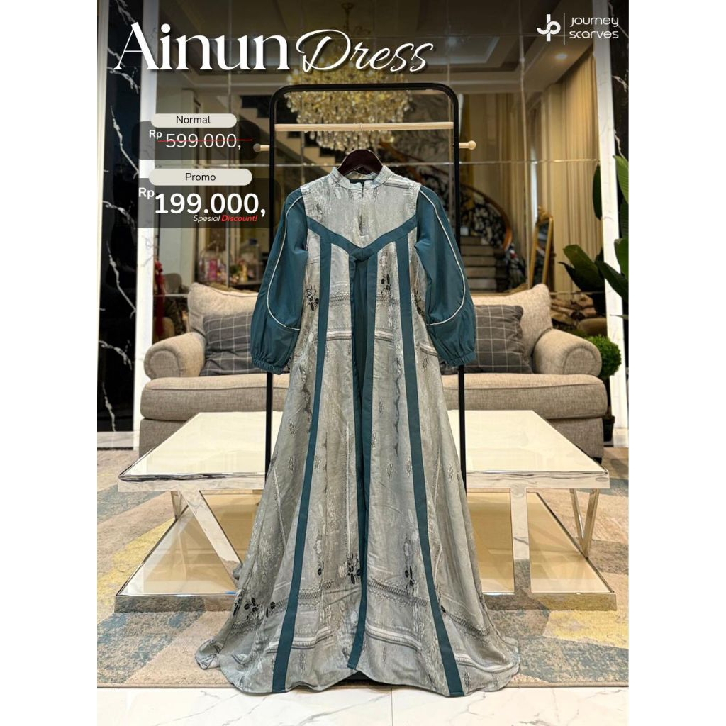 AINUN DRESS BY JOURNEY SCARVES
