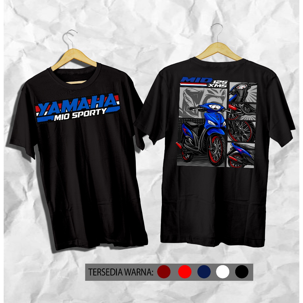 COD Kaos Mio Kaos Yamaha Mio Sporty Kaos Distro Kaos Racing Pria Wanita Distro Gratis Ongkir