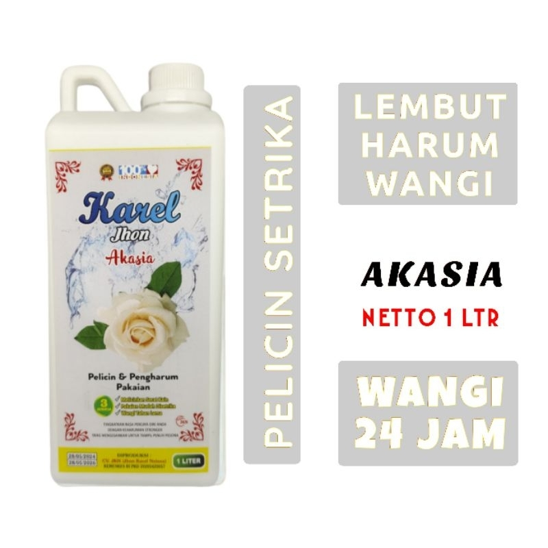 pelicin dan pewangi strika pakaian laundry 1liter(akasia strong)