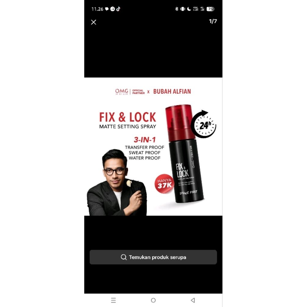 OMG setting Spray Makeup  100ml