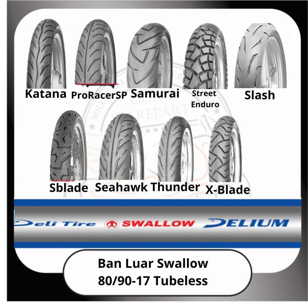 Ban Luar Swallow Tubeless 80/90-17