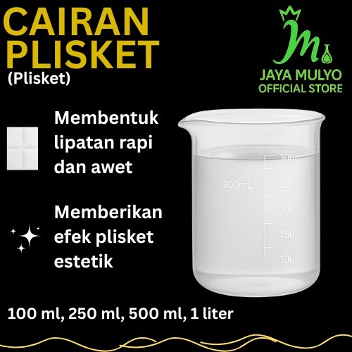 Plisket 100 ml / Pleat Lipatan kain / Cairan Plisket / Obat Plisket