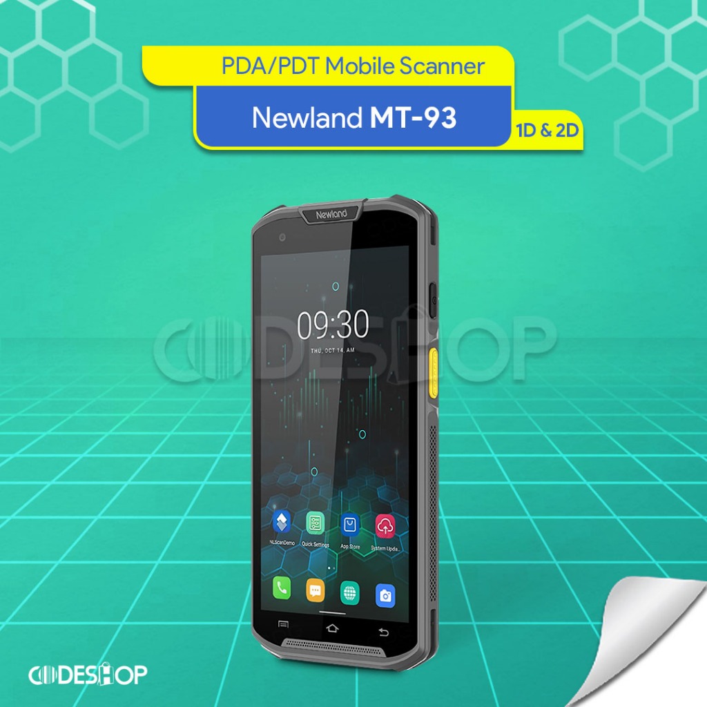 PDA PDT Mobile Scanner Barcode Newland NLS-MT93 Portable Reader Android Scan 2D & 1D Touchscreen