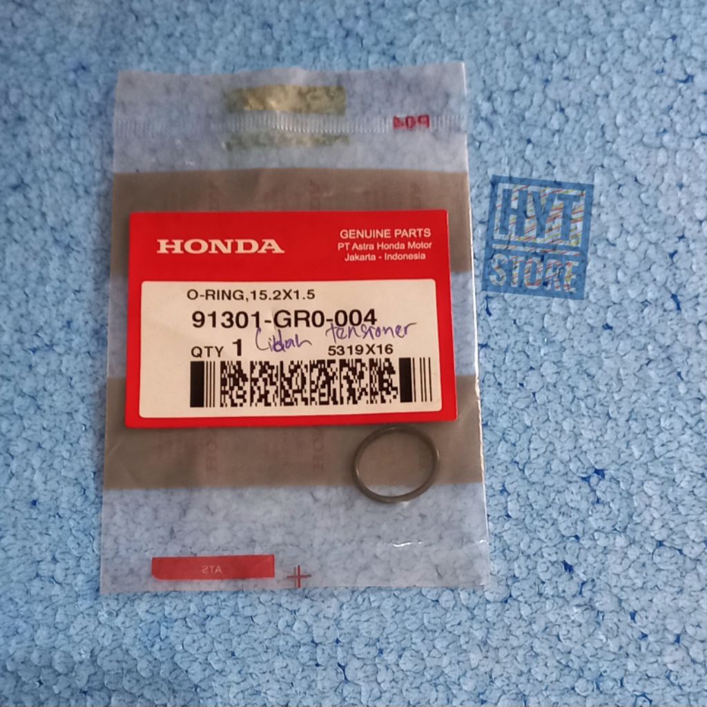 O-Ring,15.2X1.5 91301-GR0-004 Oring Baut Bantalan Lidah Tensioner Beat Scoopy Spacy Vario 110 Origin