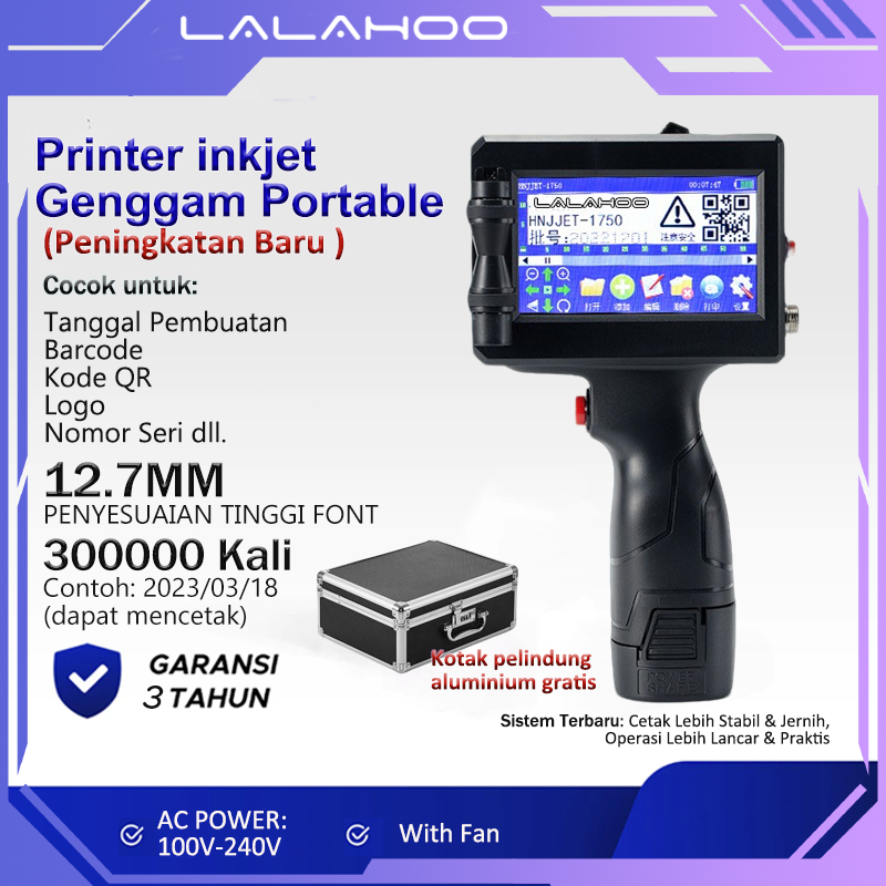 Peningkatan Baru Printer inkjet Genggam Portable Mesin Tinta printer inkjet Tanggal Otomatis Model