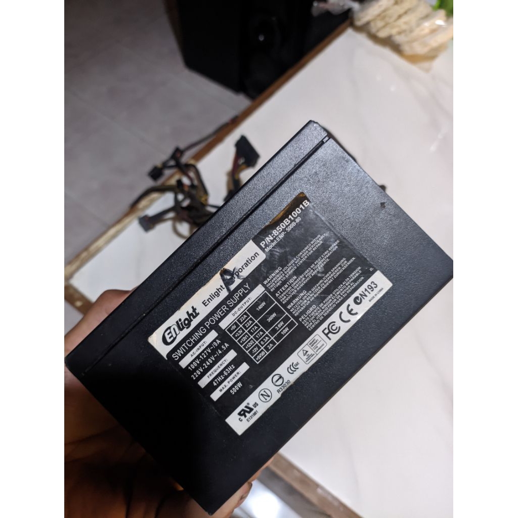 PSU ENLIGHT 500W PURE 6+2PIN