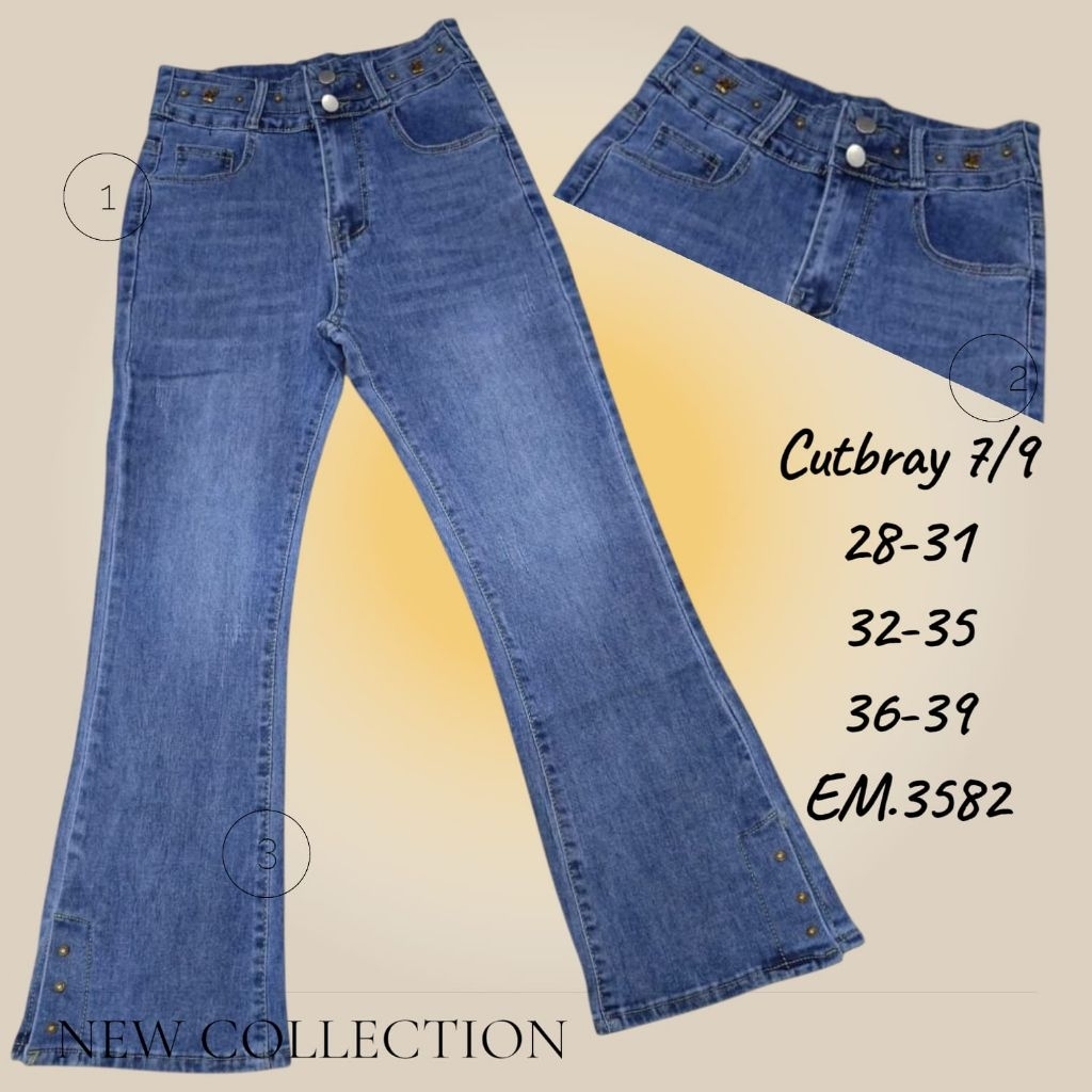 CELANA JEANS 7/9 WANITA PREMIUM