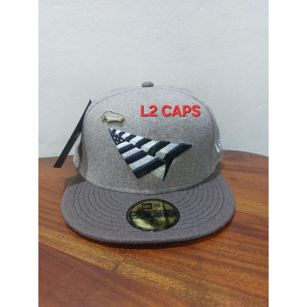 Topi Original Newera Fitted Colab Paperplanes Melton Woll