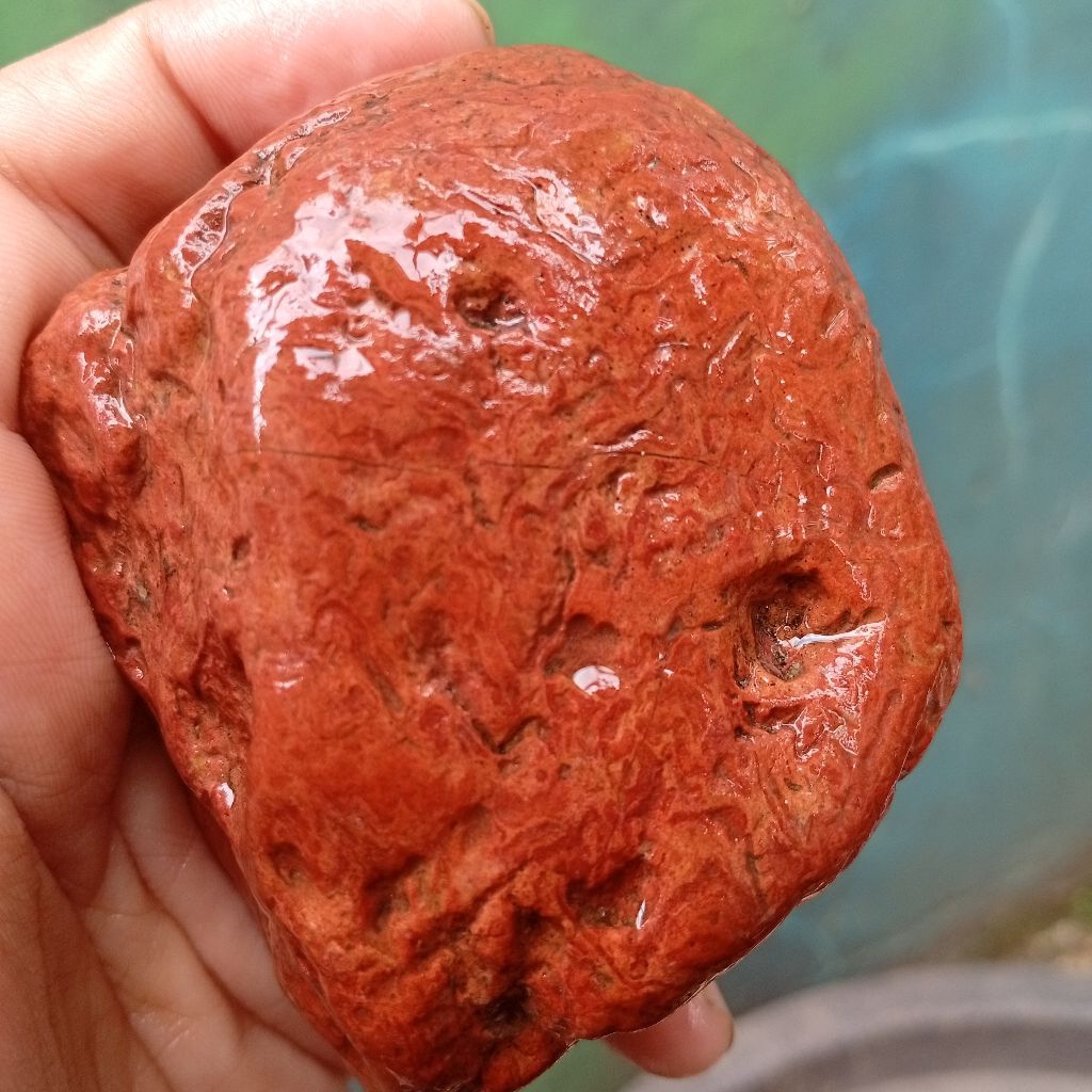 batu merah batu hati ayam bahan kerajinan