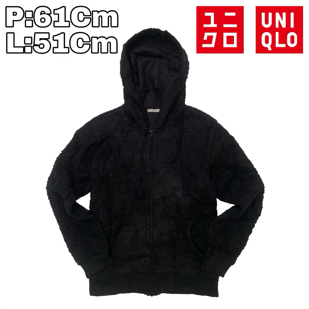 J25 Jaket Outdoor Fleece Hoodie Sherpa Polar Inner Uniqlo  Bulu Musim Dingin Winter Hiking Pendaki G