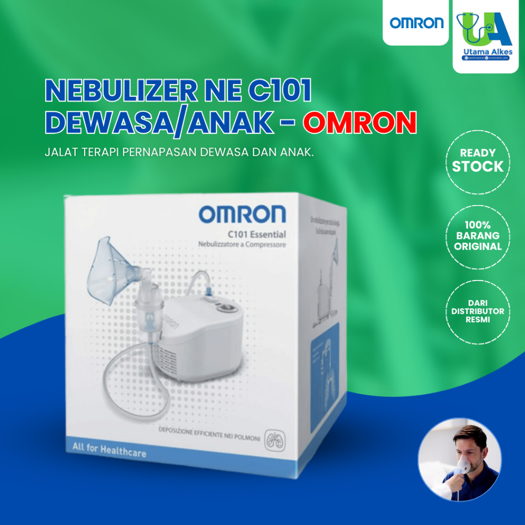 OMRON NEBULIZER NE C101 | ALAT UAP | DEWASA,ANAK,BAYI