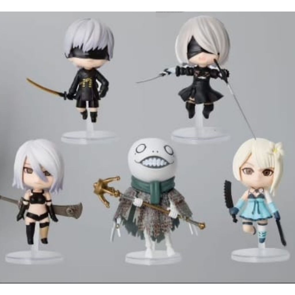 nier automata 2b a2 9s figure set 5