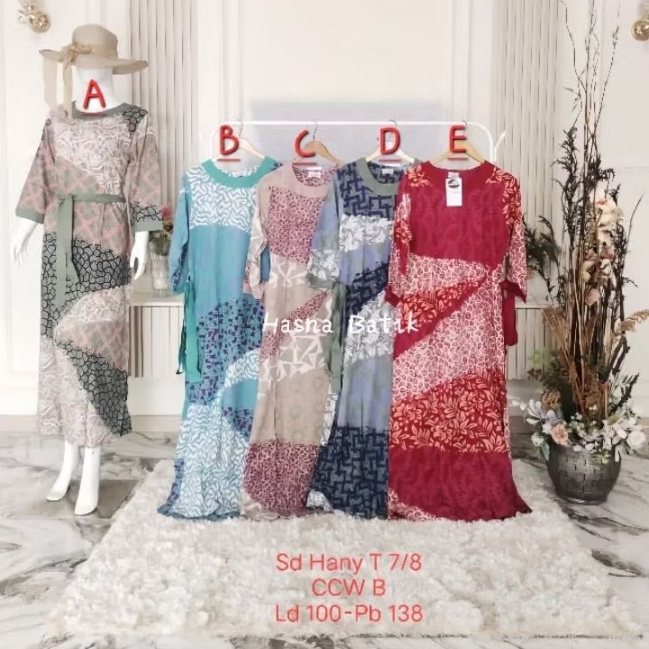 Daster Luza (Sd. Hany t.7/8 CCW B) Batik Pekalongan