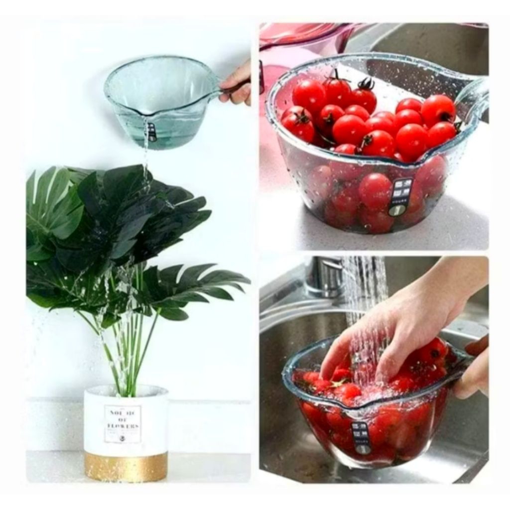 Gayung Transparan Estetik | Peralatan Mandi Aesthetic | GAYUNG TRANSPARAN MINIMALIS | Gayung Mandi |