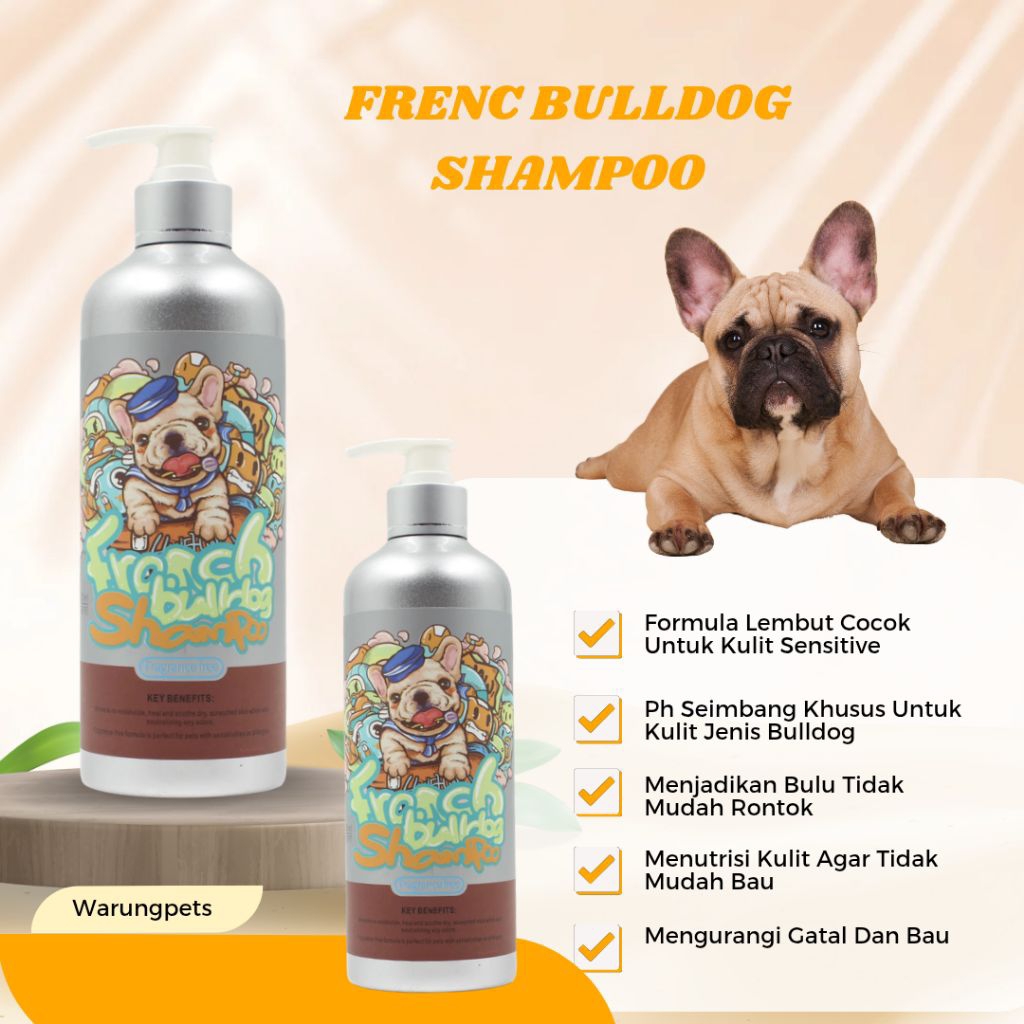 Orgo Shampo Anjing French Bulldog - Shampo Anjing Bulldog