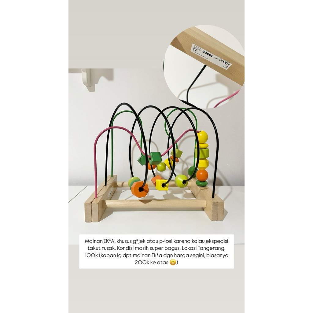 PRELOVED MAINAN IKEA Montessori
