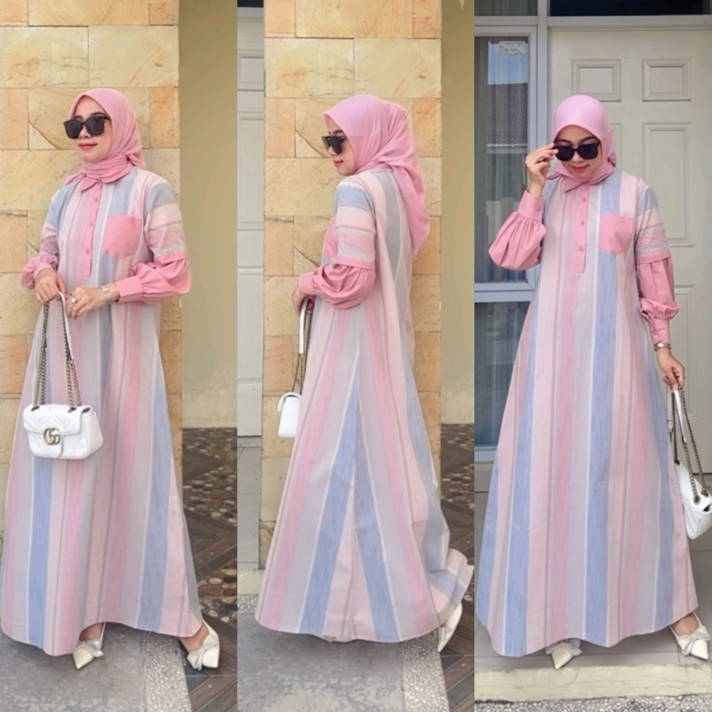 GAMIS DIMARA ORIGINAL DRESS TRISET WANITA