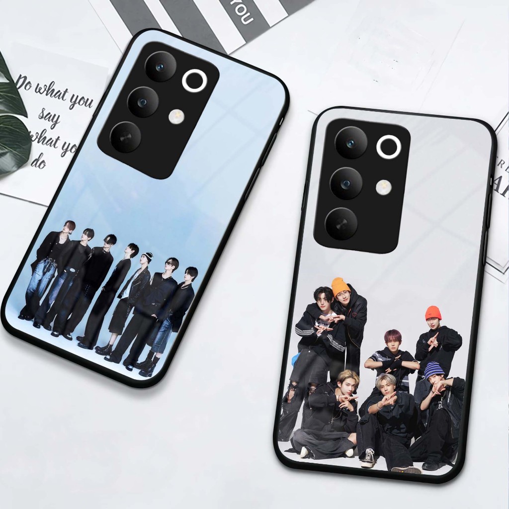 GK71 Case Handphone ENHYPEN For REALME C85 - Casing Handphone REALME C85 PRO - Softcase Glass REALME