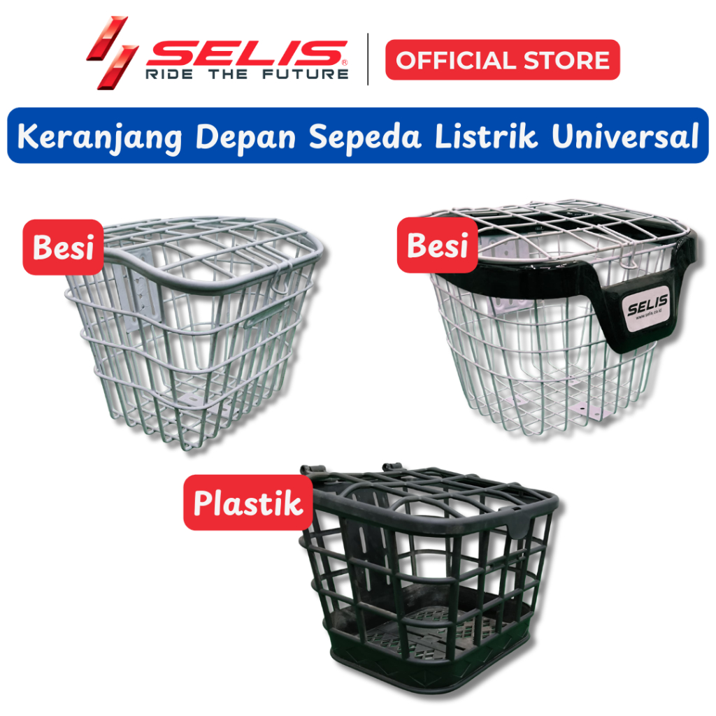 SELIS - Keranjang Depan Sepeda Motor listrik Universal ( Basket )