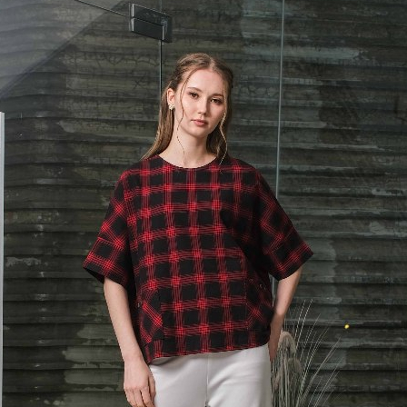 Asiro Kanza Top Linen Shirt Blouse Atasan Wanita Lengan Pendek Baju Linen Baju Polos Top Wanita Baju