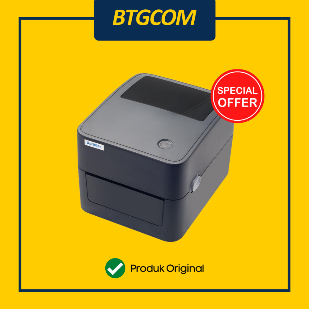 PRINTER THERMAL IWARE XP4601 XP-4601 XP-D4601 D4601B LABEL USB WIRELESS BLUETOOTH TANPA HOLDER