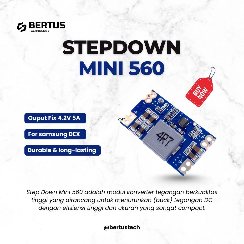 STEPDOWN MINI 560 OUTPUT 4.2V 5A FOR SAMSUNG DEX BOX