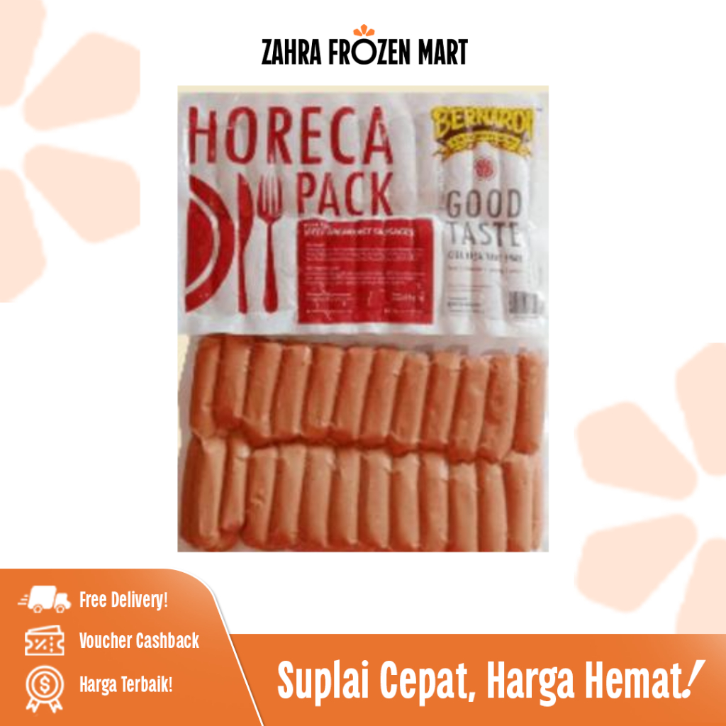 BHP Breakfast Sosis VP 1 kg - Zahra Frozen Mart