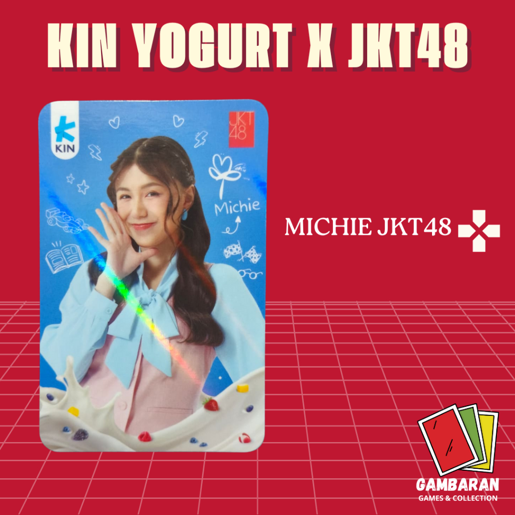 Photocard Official JKT48 x KIin Yogurt Michie