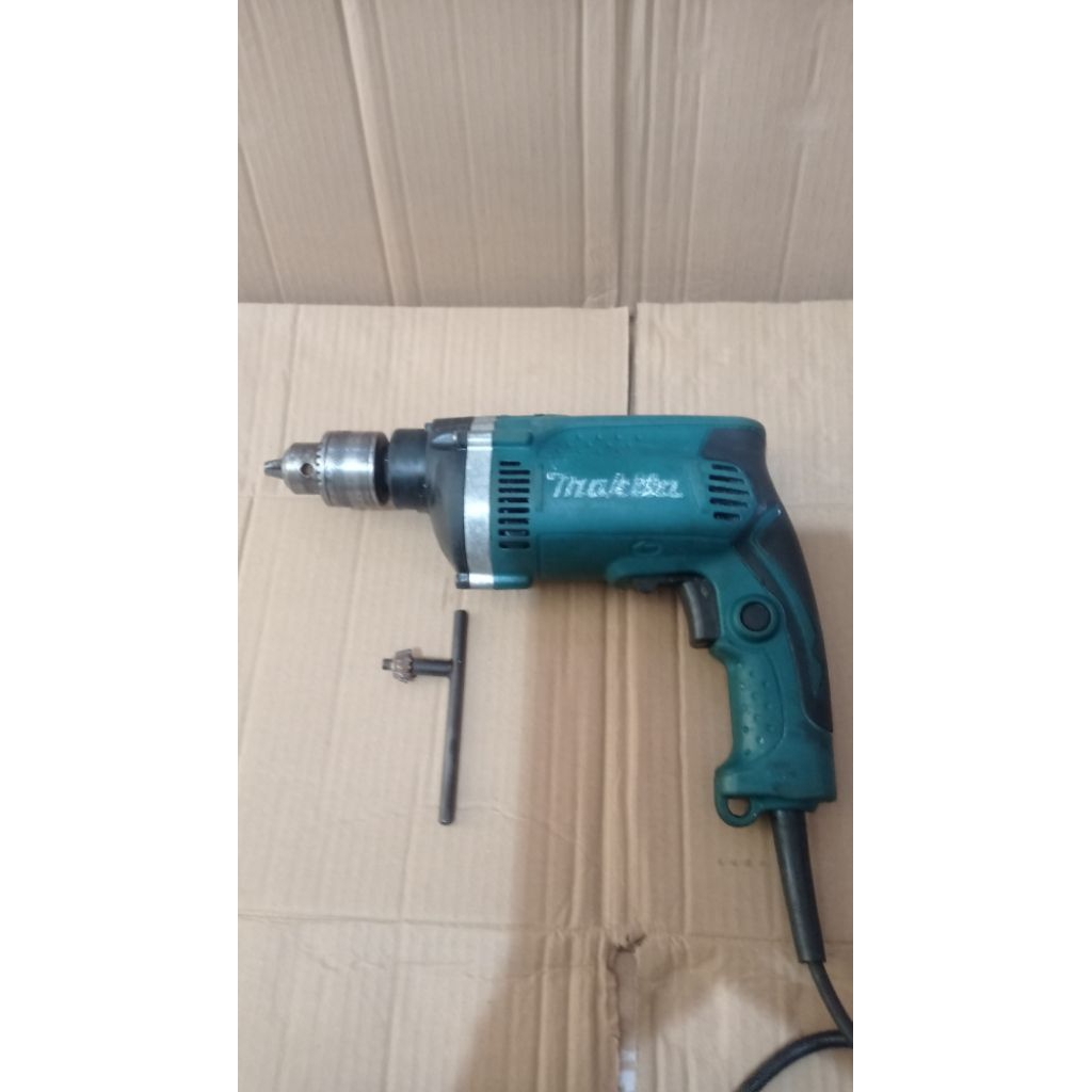 Bor MAKITA13mm HP1630 Ada Stelan Beton Besi Bolak balik Second