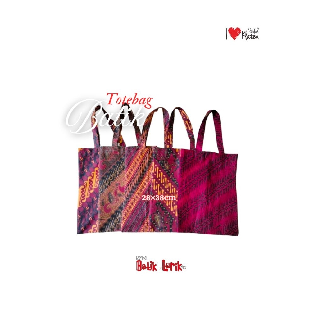 Tas Souvenir Batik Tote bag Belanja Lipat Termurah