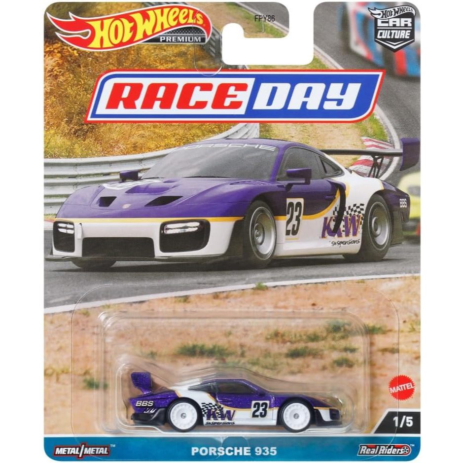 HKC59 | Hot Wheels Premium Car Culture RaceDay Porsche 935 - Mobil Balap