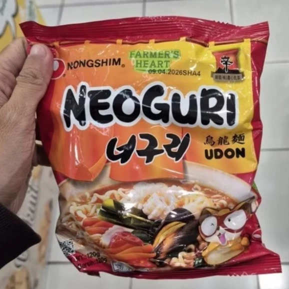 Nongshim Neoguri Udon Noodle Mi Instant Import 120gr
