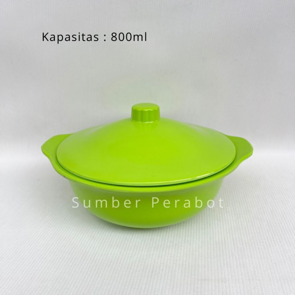 Mangkok Tutup Melamin 21cm SINGASINGI – Mangkok Tutup Melamin Sayur / Lauk = Mangkok Tutup Bulat / K