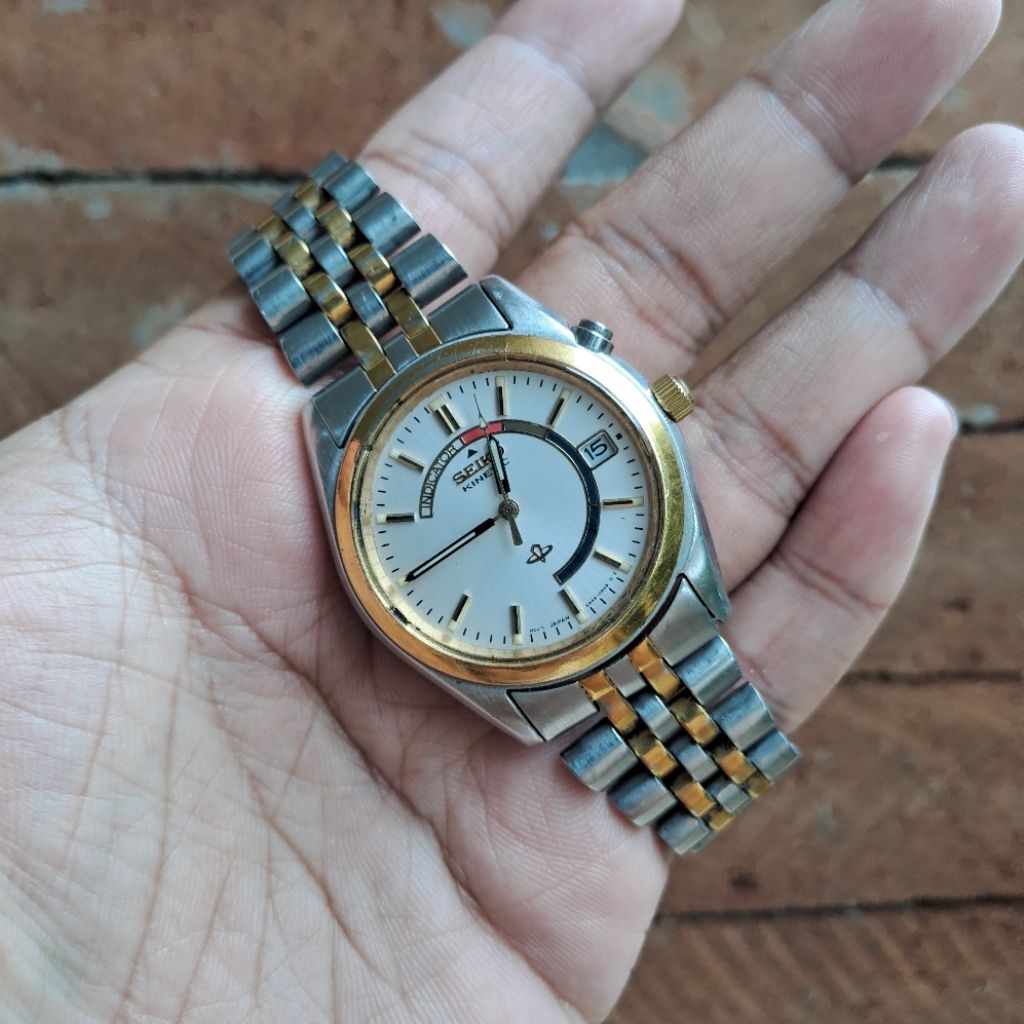 Jam Tangan Seiko Kinetic 5m42 Vintage Original