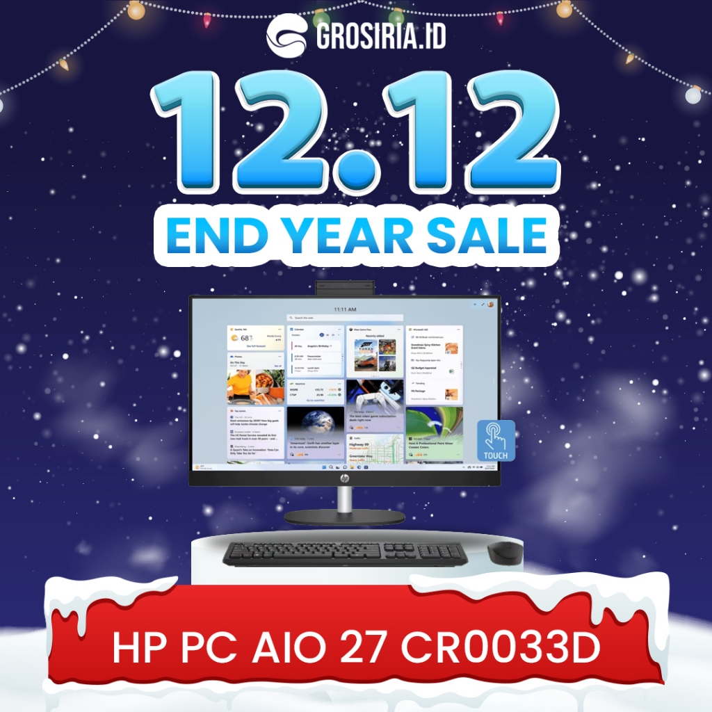 HP PC AIO 27 CR0033D Intel Core I7 1355U 16GB 1TB WIN11 Black 90J65PA