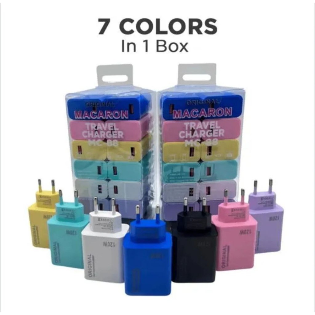 BATOK CHARGER MACARON MC-88 (BIJIAN) | KEPALA CHARGER ORIGINAL 100% | TERLARIS | TERMURAH