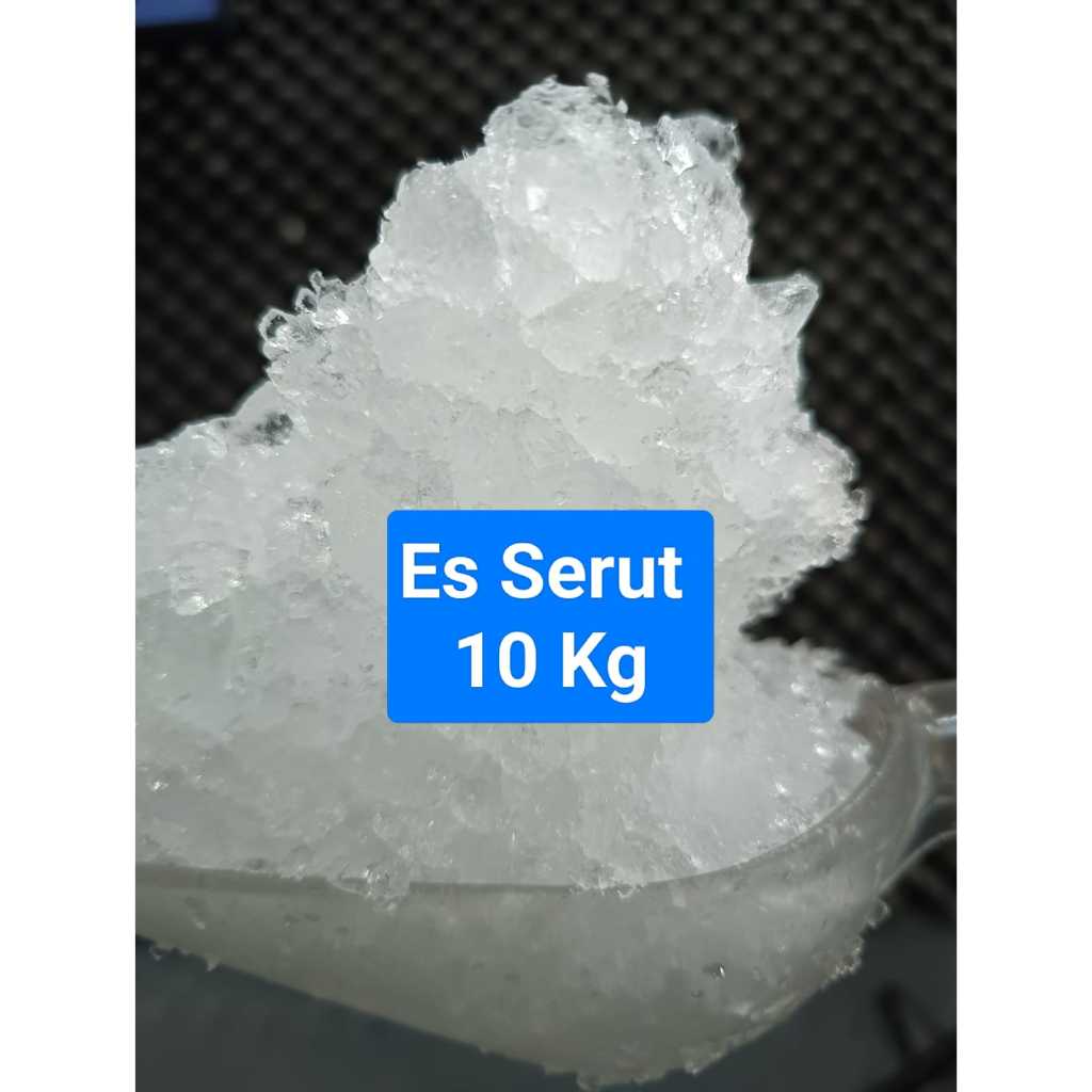 [ 10KG ] Ice Es Batu Serut 10KG Es Kristal Berkat Jaya (Pademangan Jakarta Utara)