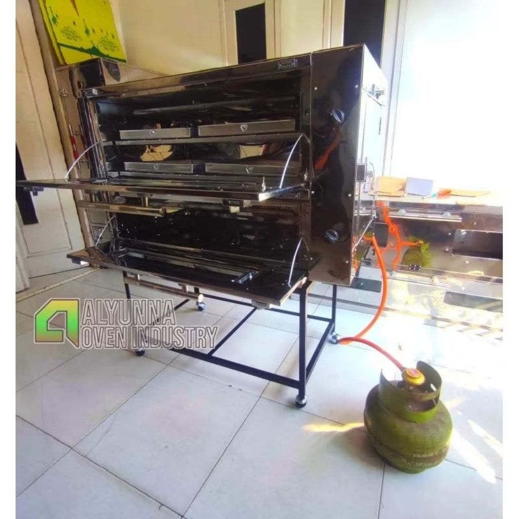 Oven Gas Stainless Steel Uk. 90 x 55 x 70cm masih baru (Preloved)