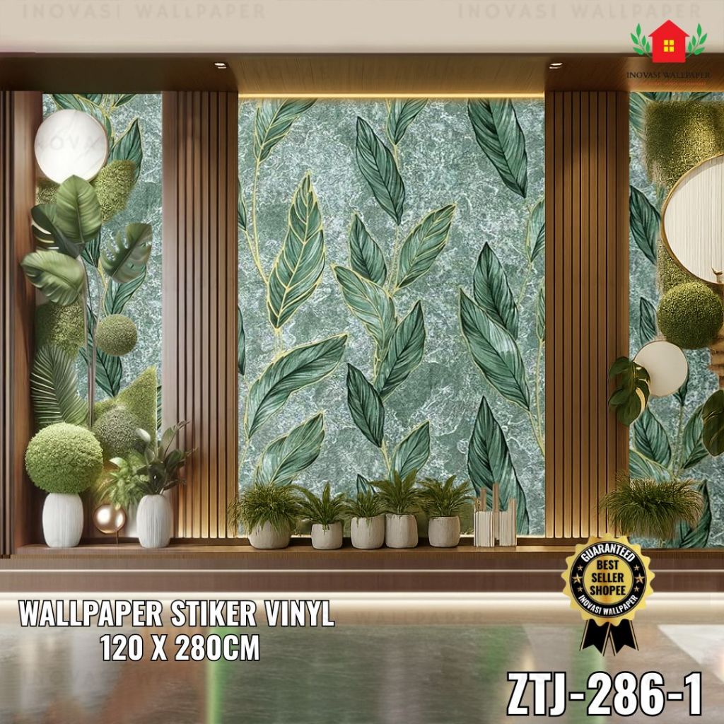 Wallpaper Stiker Dinding Motif Marmer Wallpaper Dinding Vinyl Wallpaper Motif Marmer 120X280Cm