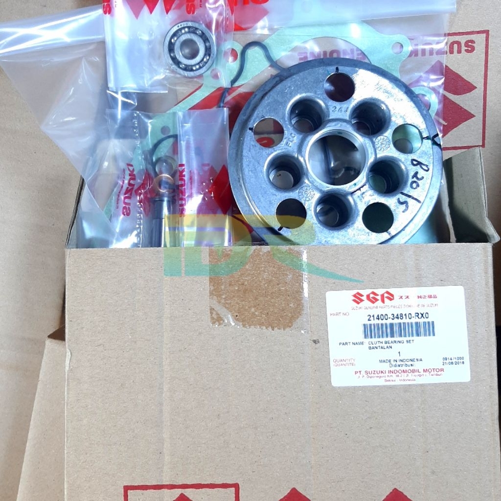 Clutch bearing set lawan tutup rumah kopling kaki lima satria fu injeksi gsx 150 series 34j10 6200 1