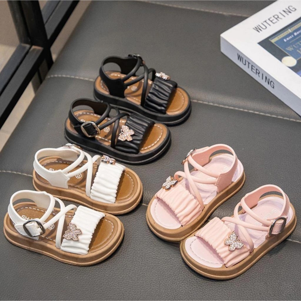 Sandal Anak Cewek Sol Empuk Daily Outfit Viral Model Unik Model Korean Terjamin Spatu Sendal Cewek