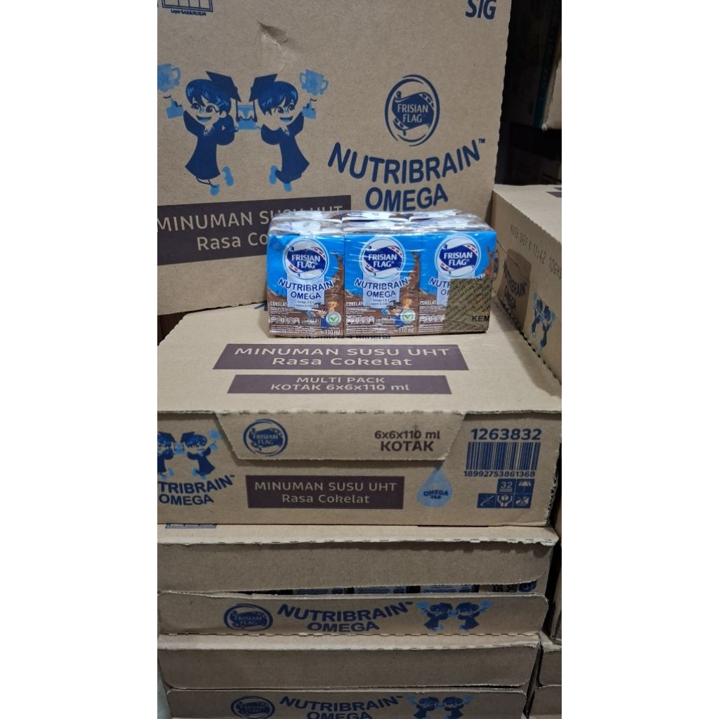 Susu UHT Frisian Flag 110ml COKLAT 1 DUS isi 36